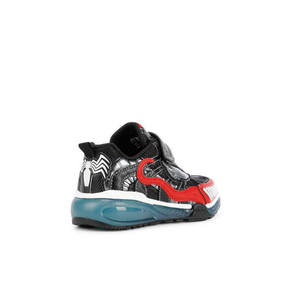GEOX J26FEC BLACK RED C0048 Sneakers Bambino 