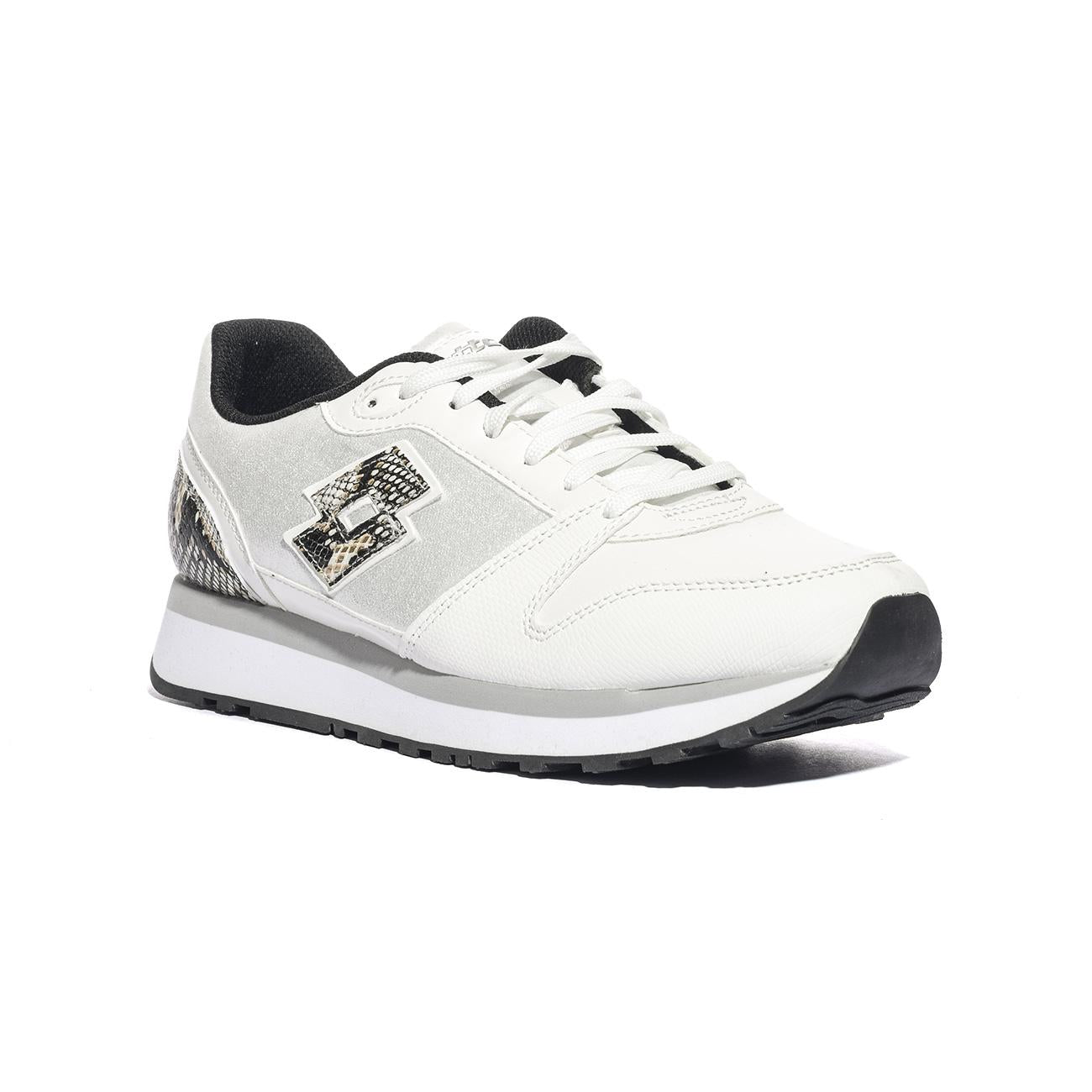 LOTTO 218120 WHITE BLACK SILVER Sneakers Donna 