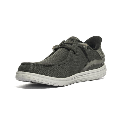 SKECHERS 210959 BKGY Slip-on Uomo 