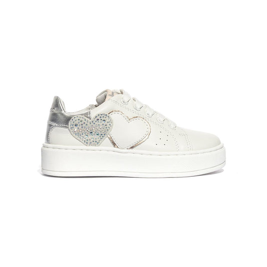 BALDUCCI KIAB1101 BIANCO ARGENTO Sneakers Bambina 