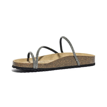 GEOX D55Y3C 000SD BLACK SILVER  C0039 Sandali Donna 