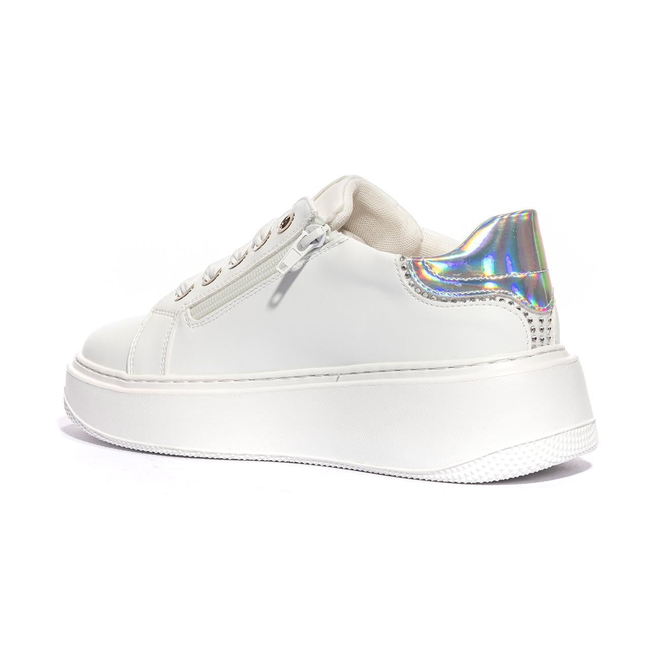FERRE' FB071 WHITE SILVER Sneakers Bambina 