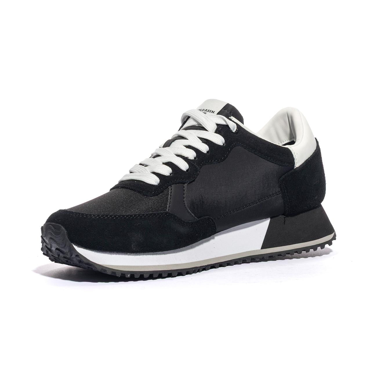 U.S. POLO ASSN. CLEEF006 BLK WHI Sneakers Uomo 
