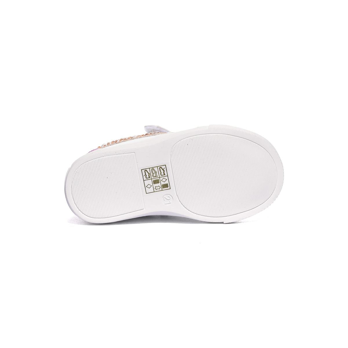 ASSO AG17850 WHITE LILLA SNEAKER Bambina 