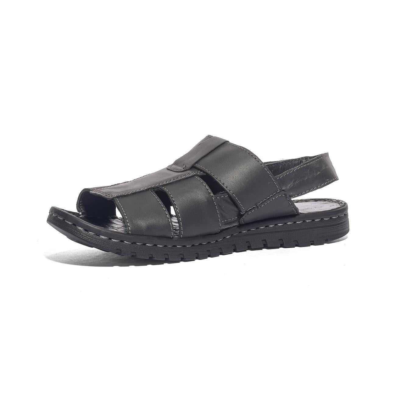 GLAMOUR 2600 NERO Sandali Uomo 