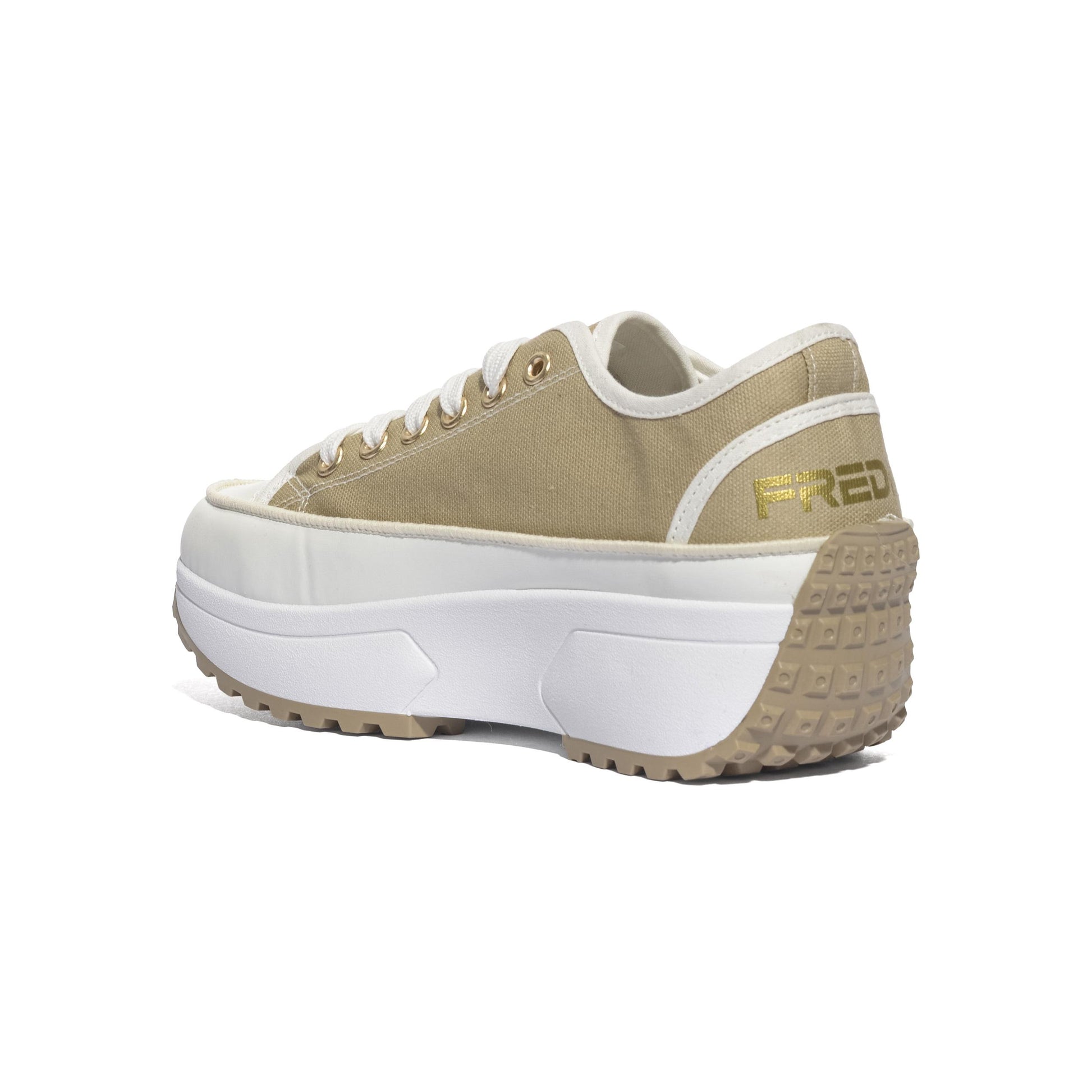 FREDDY FY7585 BEIGE WHITE Sneakers Donna 
