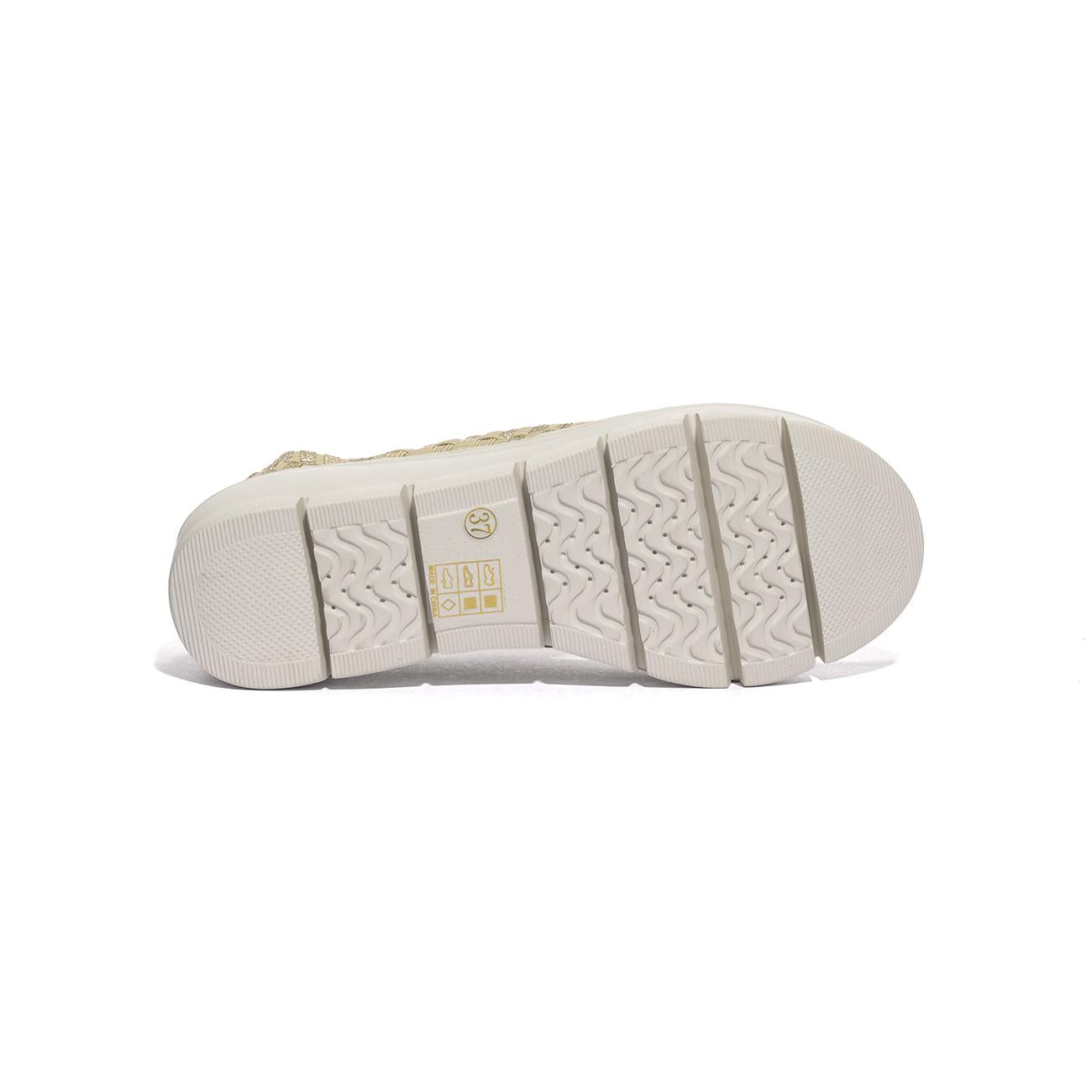 CC RESORTS BOBBY BEIGE METALLIC Slip-on Donna 