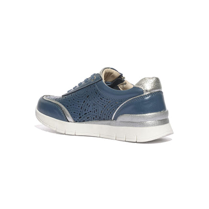 CC RESORTS CAIRO BLUE SILVER Sneakers Donna 
