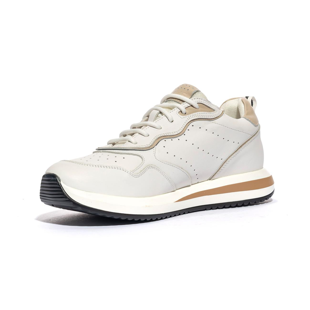 KEYS K9271 WHITE BEIGE Sneakers Uomo 