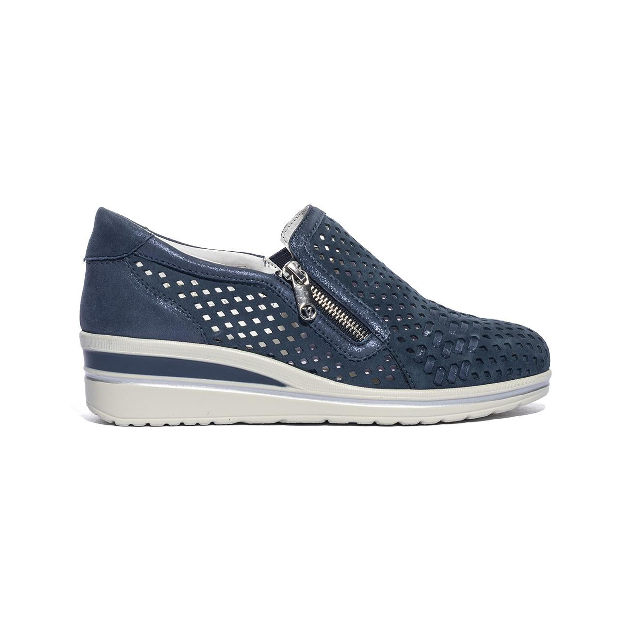 VALLEVERDE VD350W SUEDE BLU Slip-on Donna 
