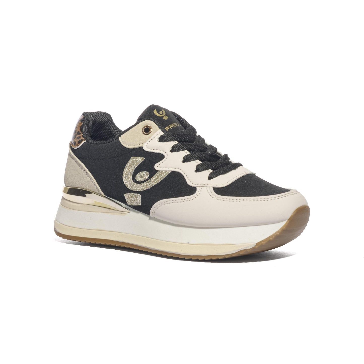 FREDDY FY7727 WHITE BLACK Sneakers Donna 