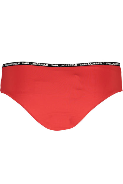KARL LAGERFELD KL21WBT02_ROSSO_RED Rosso Costumi Donna 