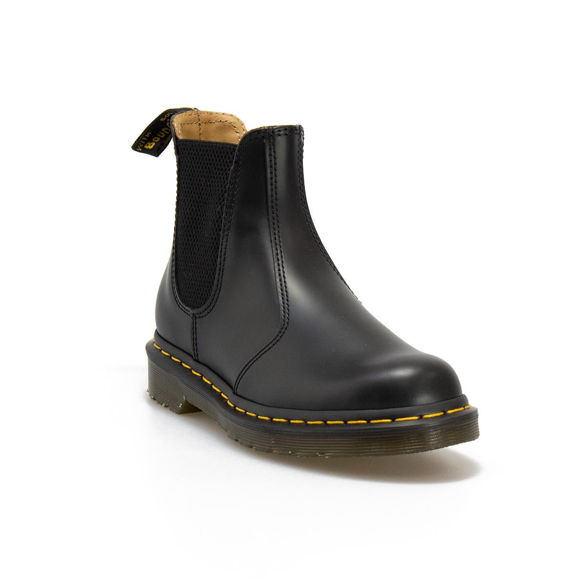 Stivaletti Dr. Martens 2976 Yellow Stitch Nere 22227001Black Smooth DR MARTENS