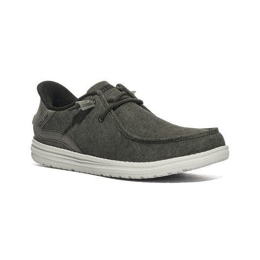SKECHERS 210959 BKGY Slip-on Uomo 