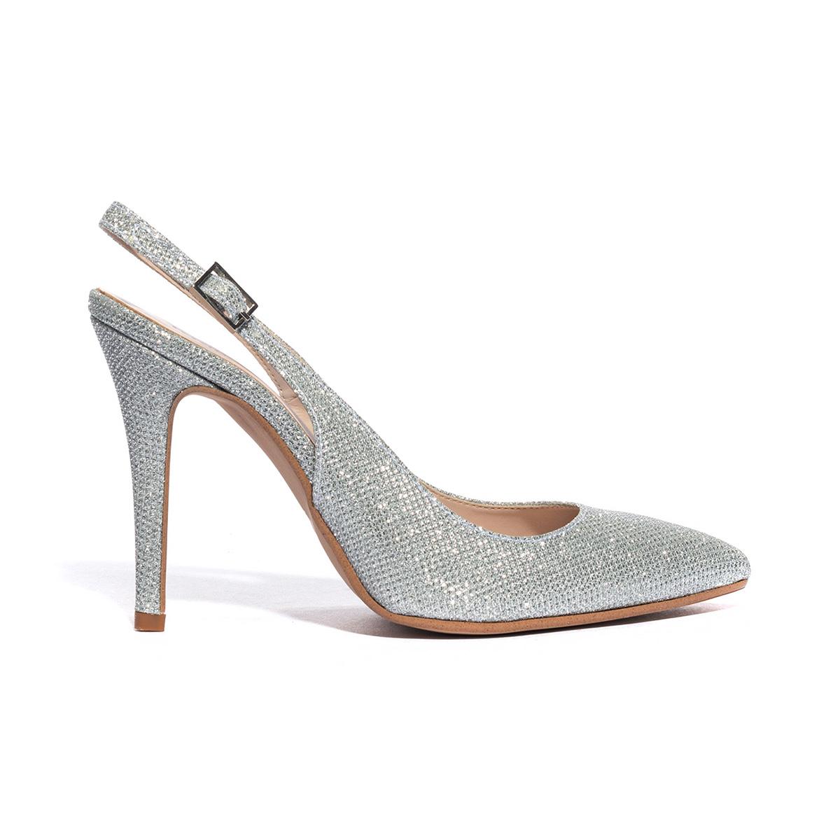 KISS KRISS 429 ARGENTO Decollete Donna 