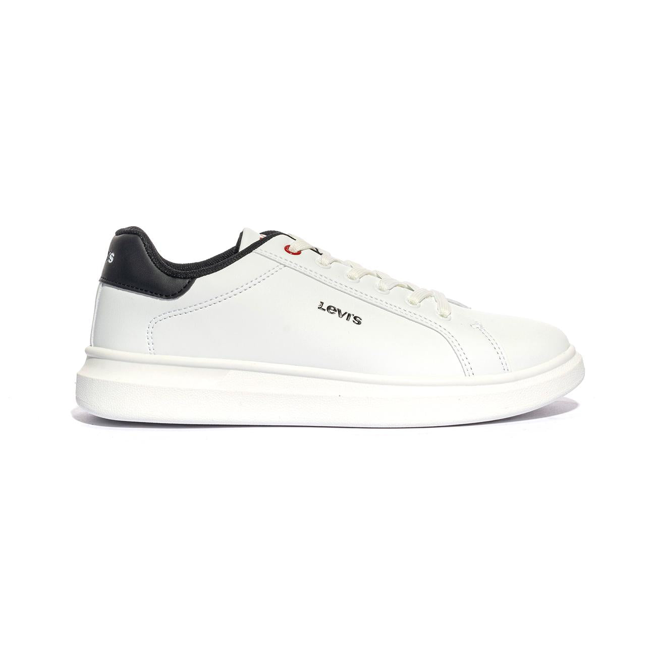 LEVI'S VELL0053S 0062 WHITE BLACK Sneakers Bambino 