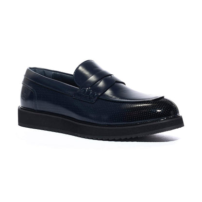 SOLO SOPRANI MO810 BLU Mocassini Uomo 