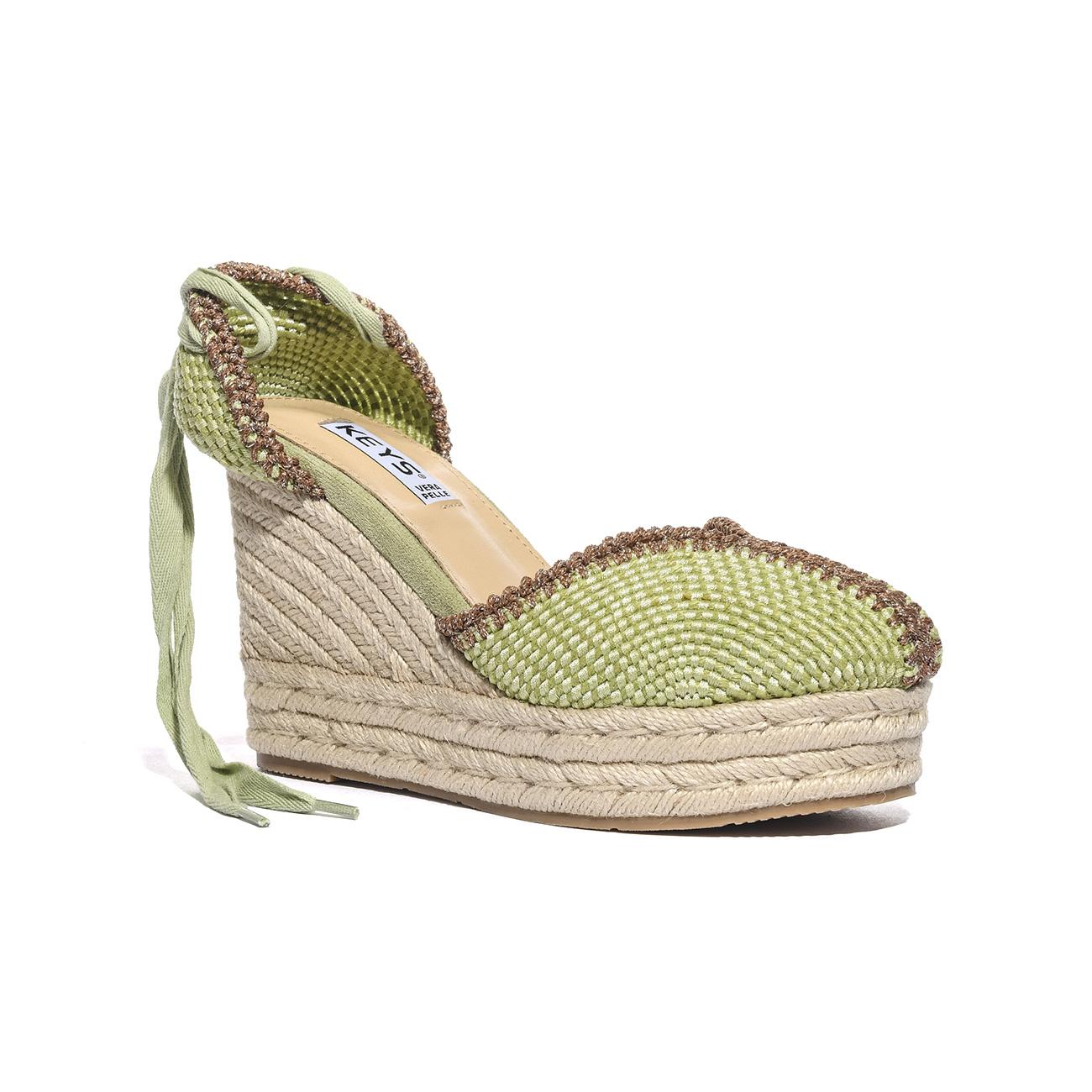 KEYS K10910 GREEN Espadrillas Donna 