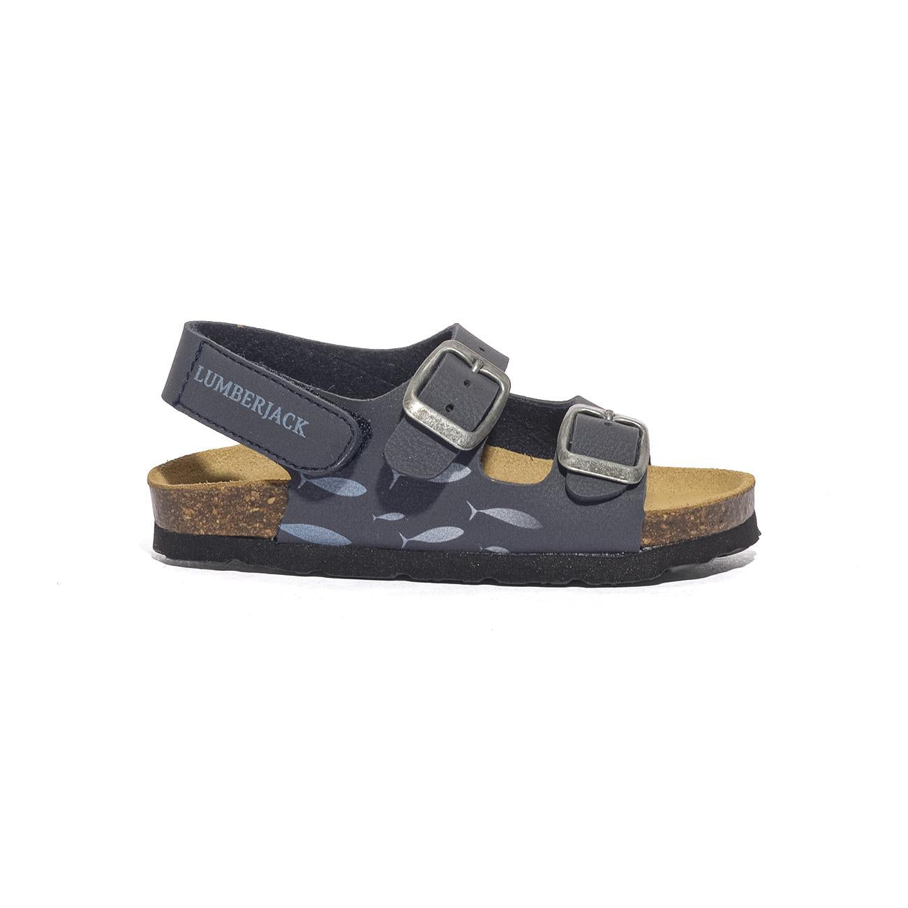 LUMBERJACK 102268016 NAVY BLUE Sandali Bambino 