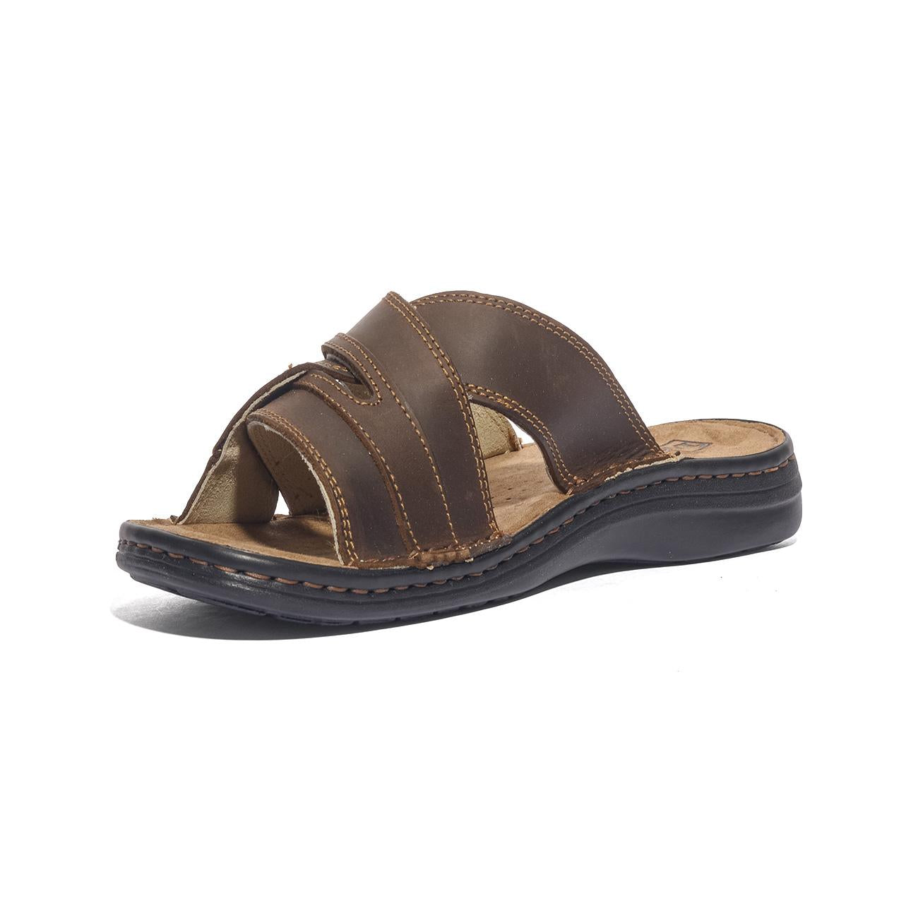 GLAMOUR 174002 MARRONE Sandali Uomo 