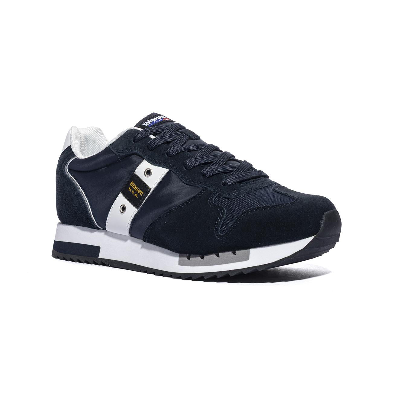 BLAUER S6QUEENS01 MES NAVY WHITE Sneakers Uomo 