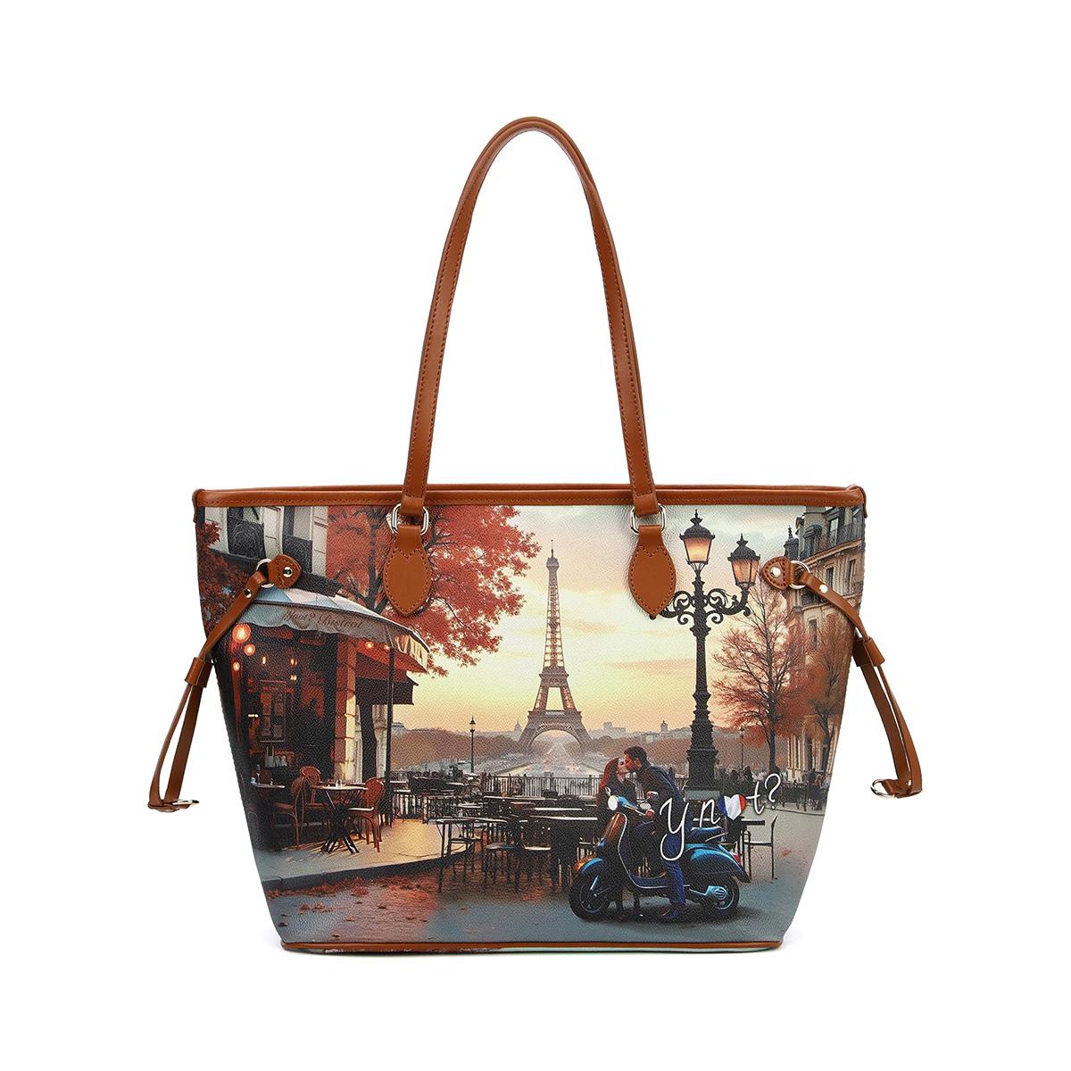 Y-NOT YES319F6 KISSES FROM PARIS Borse Donna 