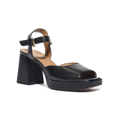 GEOX D36RHA 43 BLACK C9999 Sandali Donna 