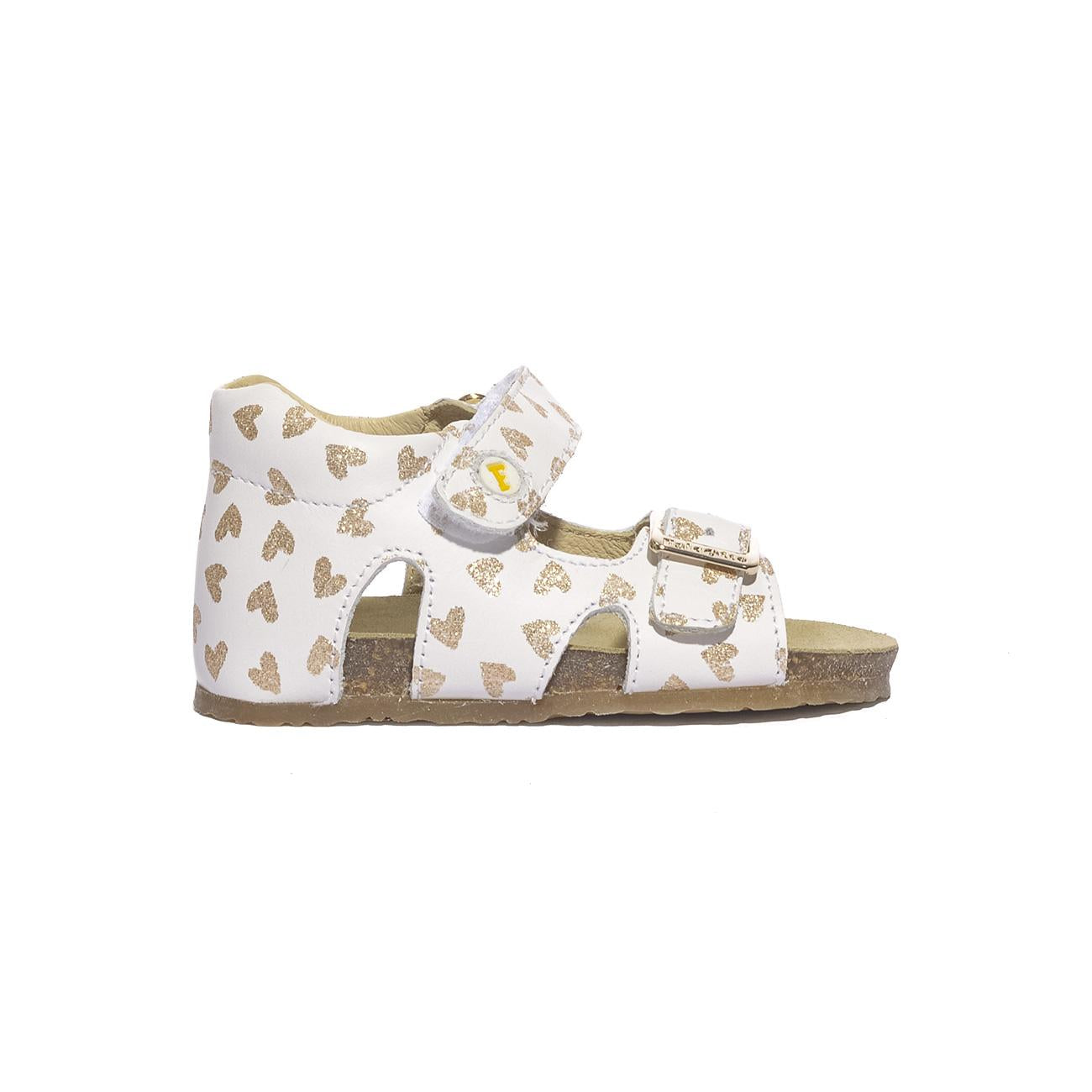 FALCOTTO 0011500737.F4.1N03 WHITE PLATINUM Sandali Bambina 