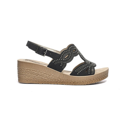 IN BLU GO000014 NERO Sandali Donna 
