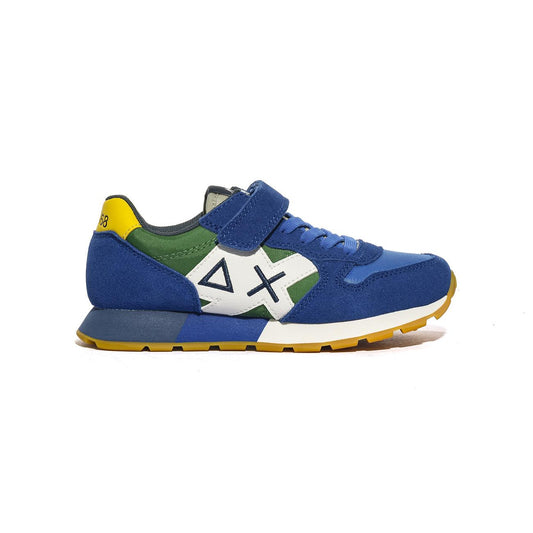 Sneakers Sun68 BOY'S JAKI BICOLOR ( KID) Blu Z34312KROYAL VERDE PRATO SUN 68