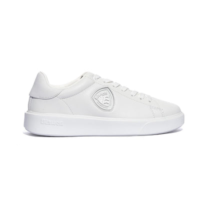BLAUER S6BUCK07 LEA WHITE Sneakers Uomo 