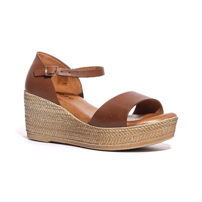 LARA SHOES 19379 TAN Sandali Donna 