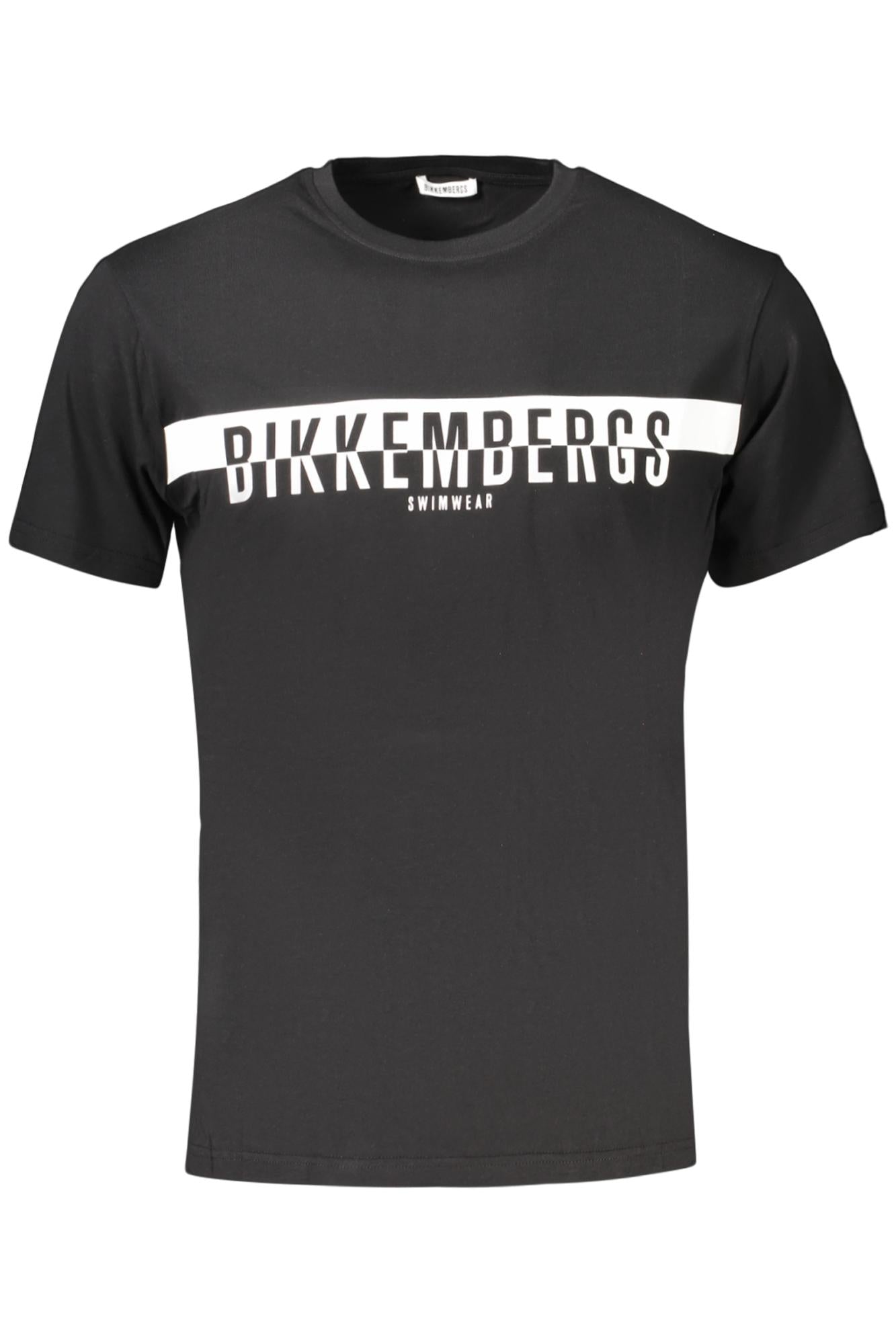 BIKKEMBERGS BKK2MTS03_NEBLACK Nero T-Shirt Uomo 