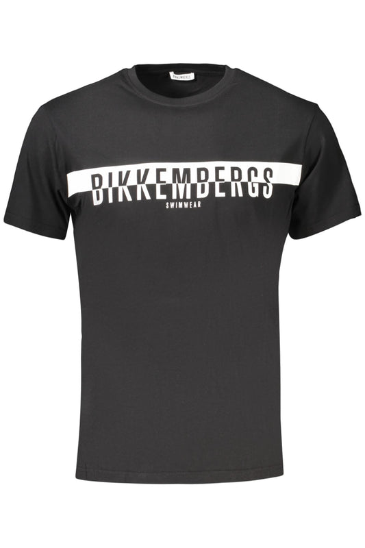 BIKKEMBERGS BKK2MTS03_NEBLACK Nero T-Shirt Uomo 