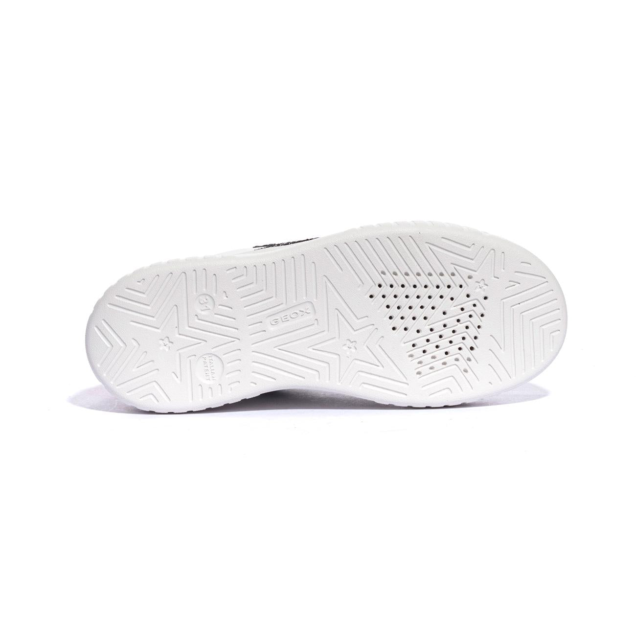 GEOX J45DVA 0BCEW WHITE DK FUCHSIA    C1Z8D Sneakers Bambina 