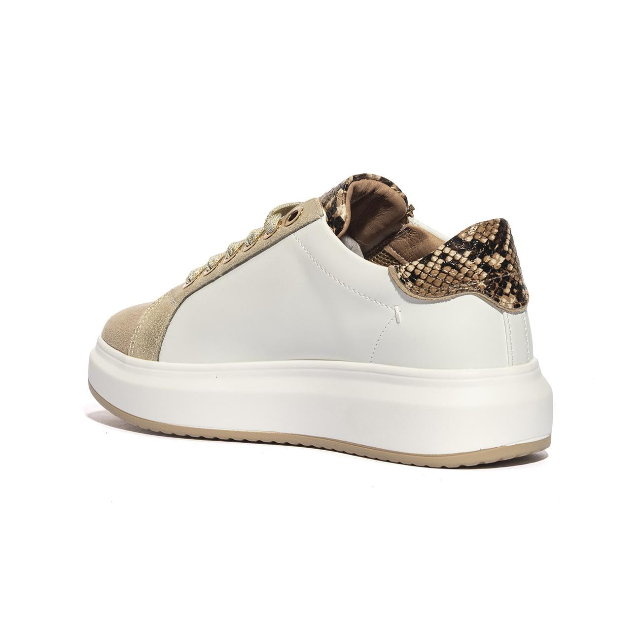 FERRE' F441 BEIGE WHITE Sneakers Donna 