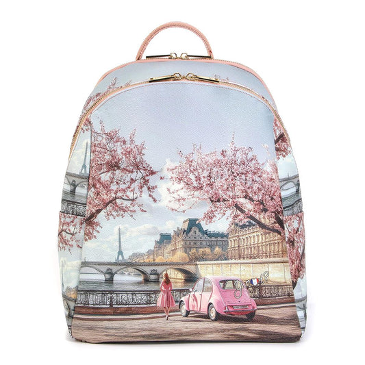 Y-NOT YES601S6 PARIS EN ROSE Zaino Donna 