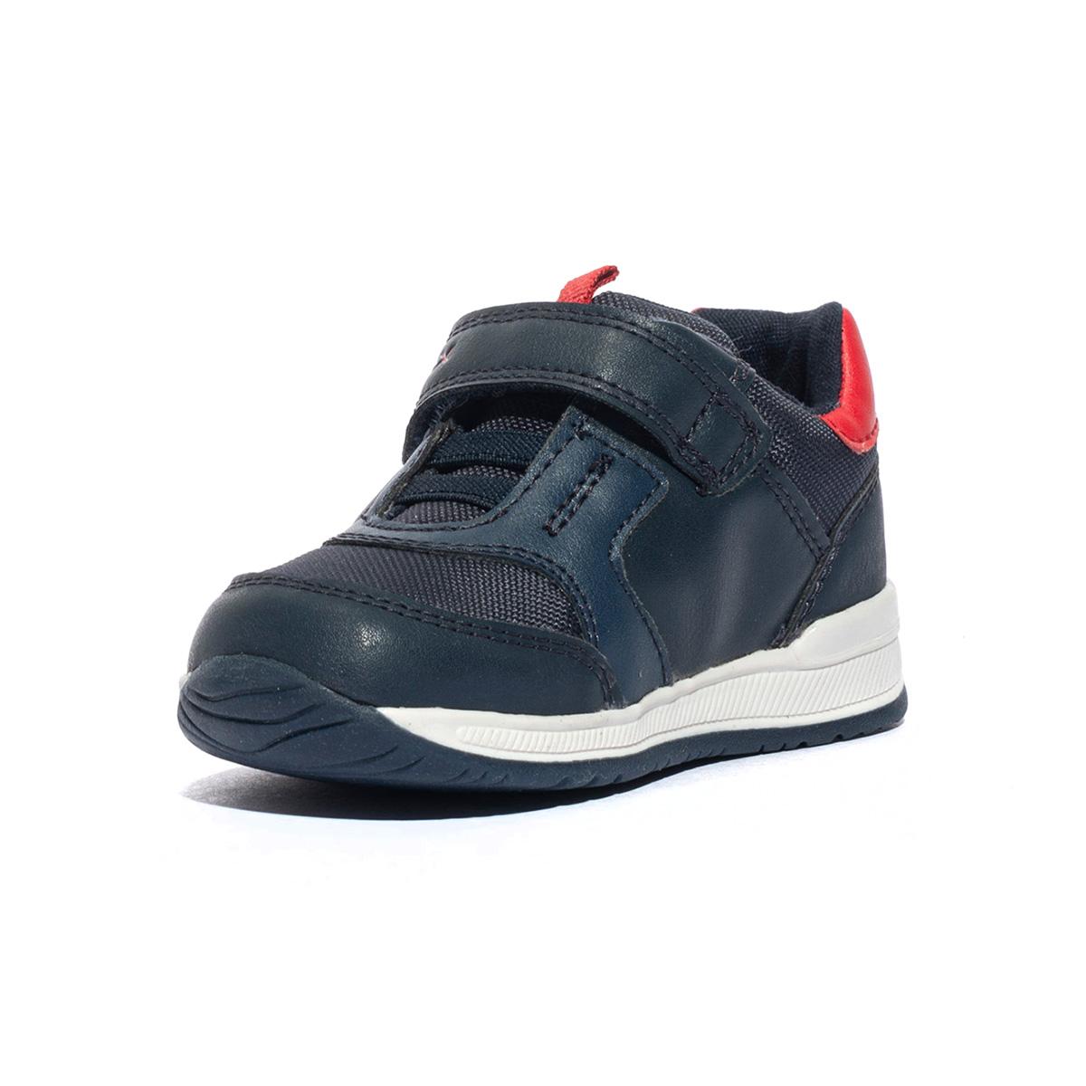 GEOX B360RA 054FU NAVY RED C0735 Sneakers Bambino 