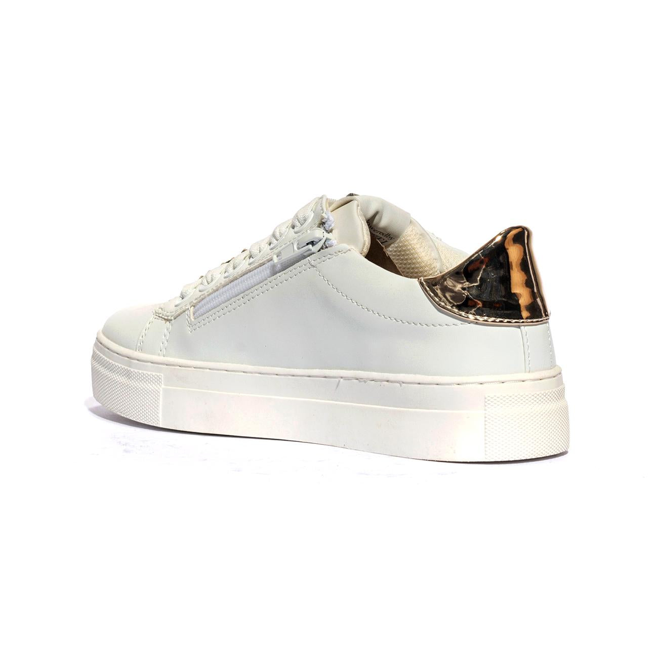 4US 42740 WHITE GOLD Sneakers Bambina 