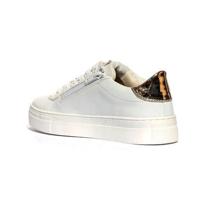4US 42740 WHITE GOLD Sneakers Bambina 