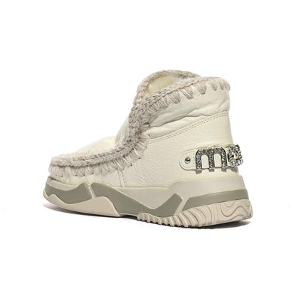Mammut Mou  Eskimo trainer rhinestones Bianche 201013WXWHI MOU