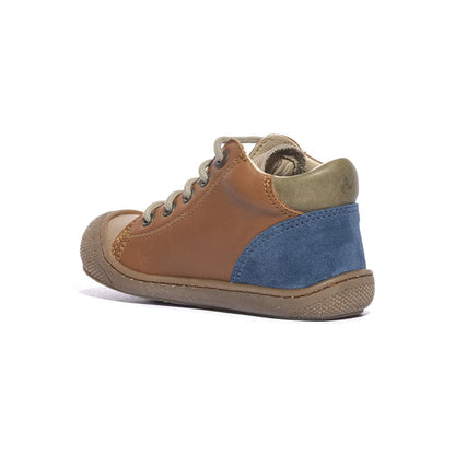 NATURINO 0012015282.01.1D97 SAND COGNAC INDIGO Sneakers Bambino 