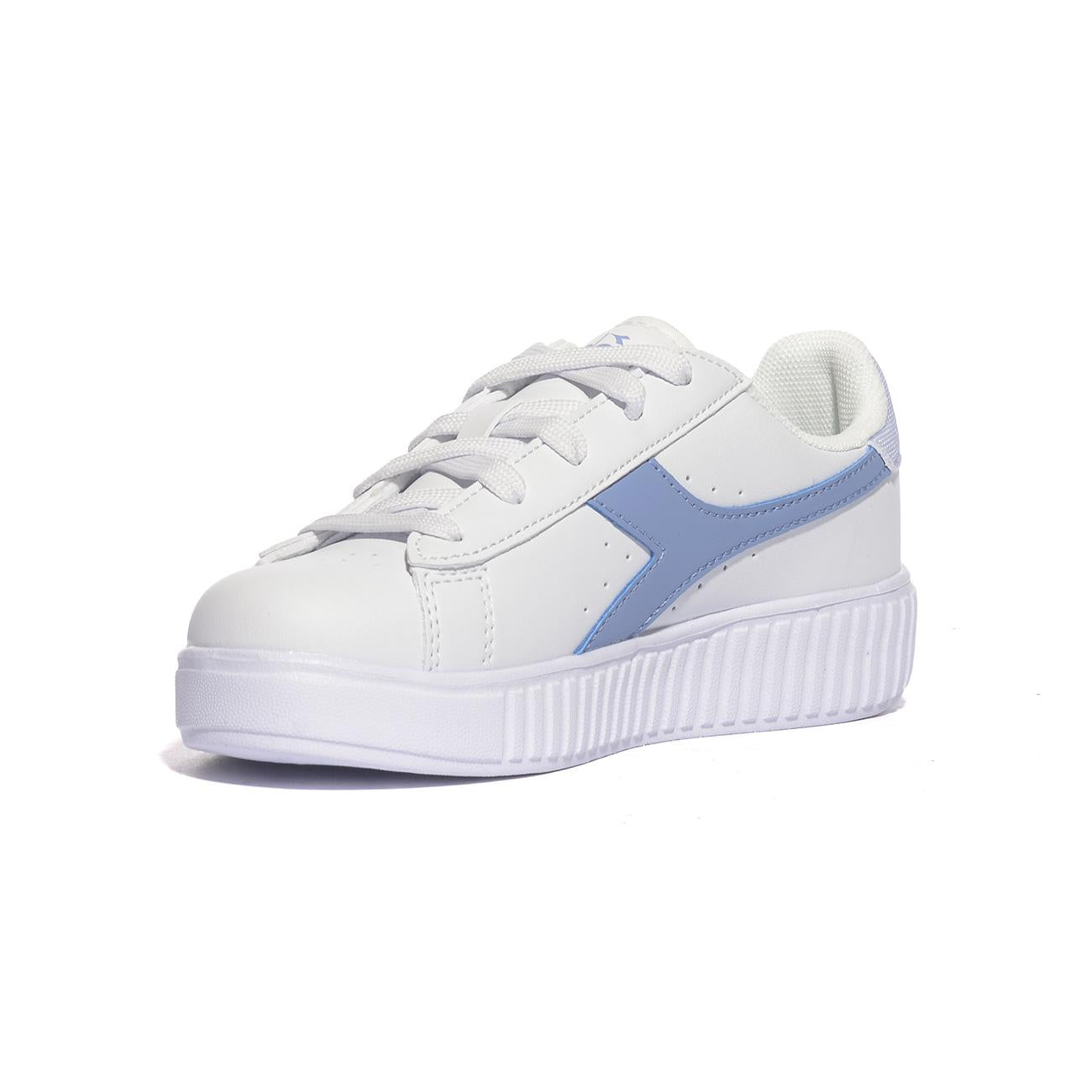 Sneakers Diadora GAME STEP FROST PS Bianche 101182127SKY-BLUE LUSTRE DIADORA
