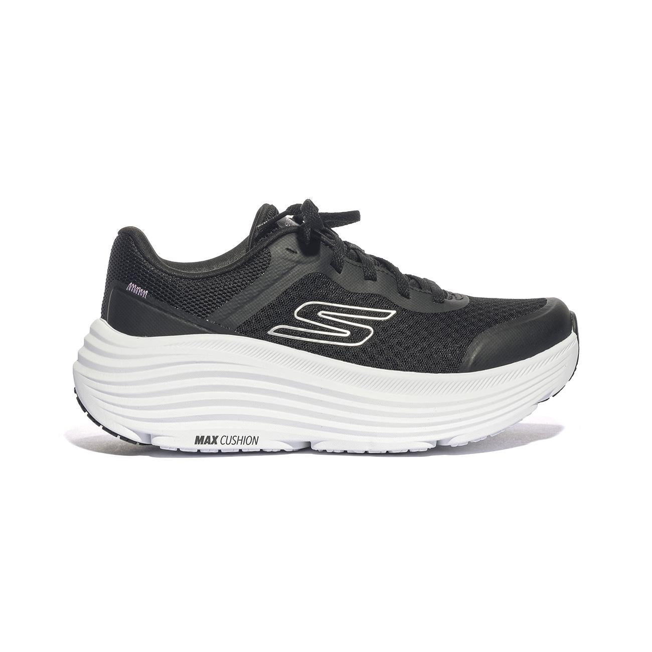 SKECHERS 129470 BKW Sneakers Donna 