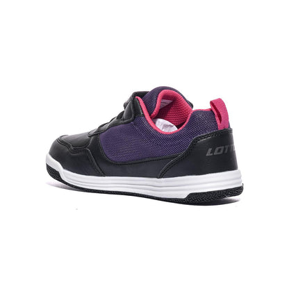 LOTTO 220113B3G All black Pink Sneakers Bambina 