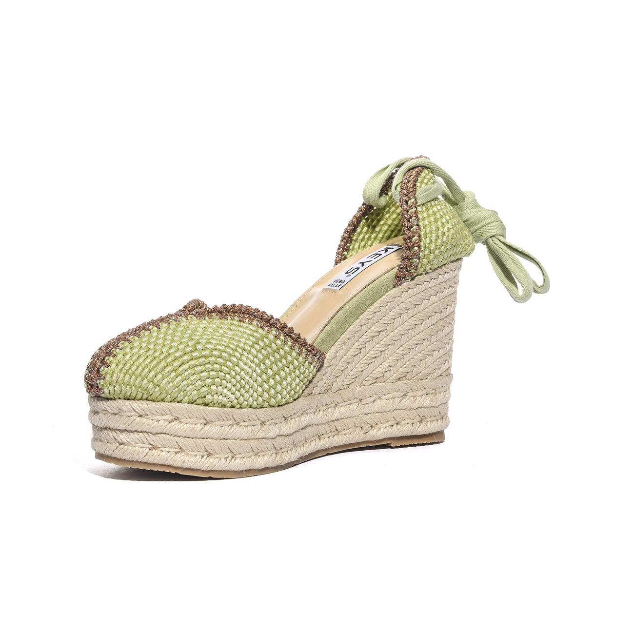 KEYS K10910 GREEN Espadrillas Donna 