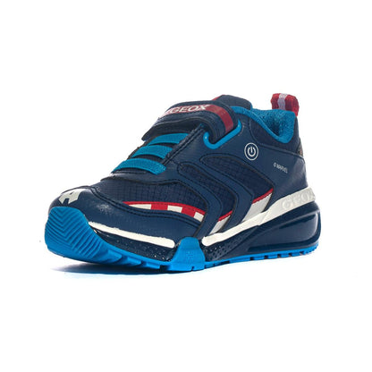 GEOX J36FEC NAVY RED  C0735 Sneakers Bambino 