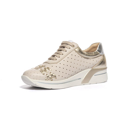 VALLEVERDE V49405 NAPPA CREMA Sneakers Donna 