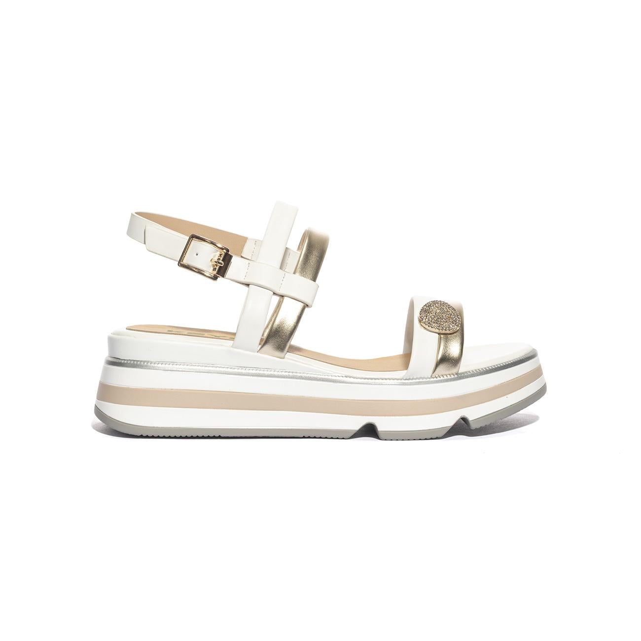 KEYS K11012 WHITE GOLD Sandali Donna 