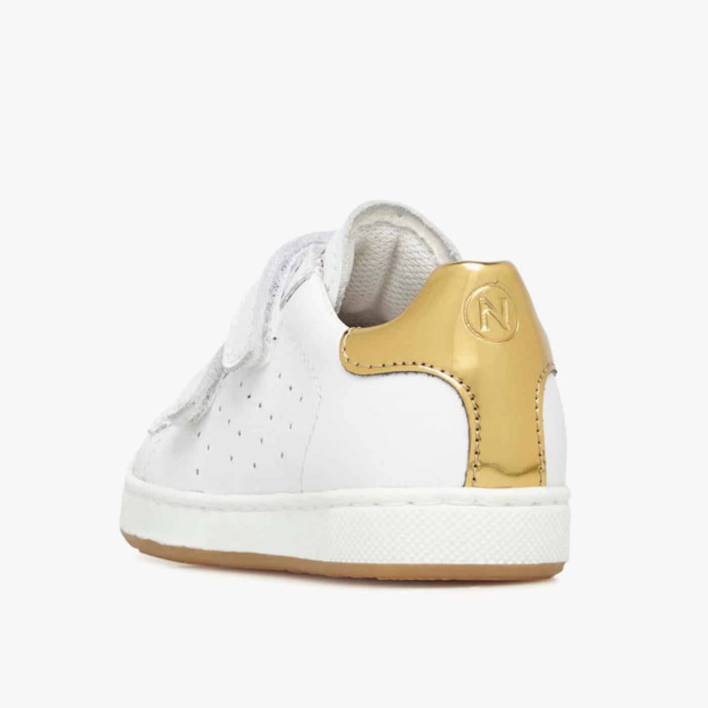 NATURINO 0012013355-02-1N03 WHITE PLATINUM Sneakers Bambina 